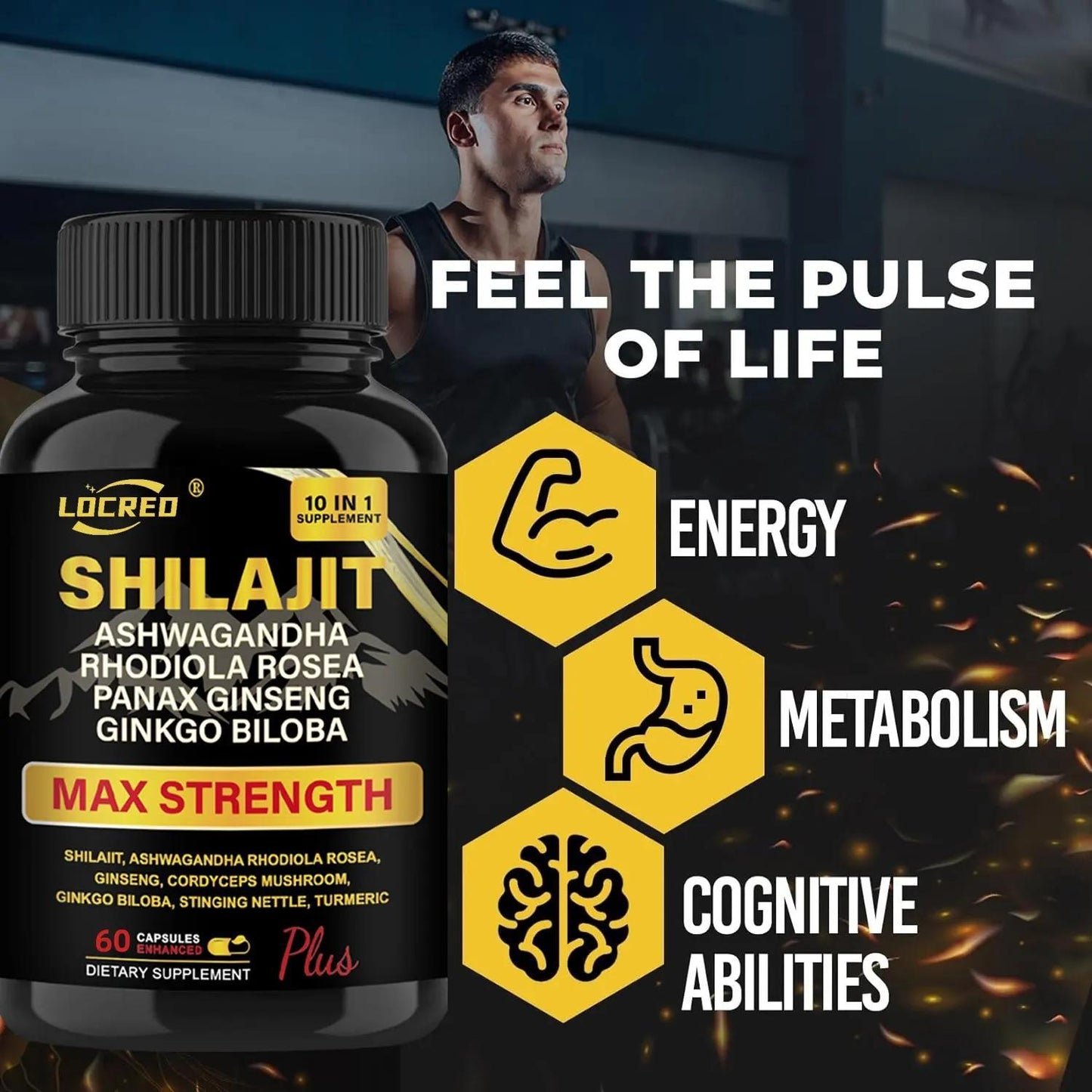 Xilaizhi Capsules South African Drunken Eggplant Super Powerful Dietary Supplement 60 Capsules