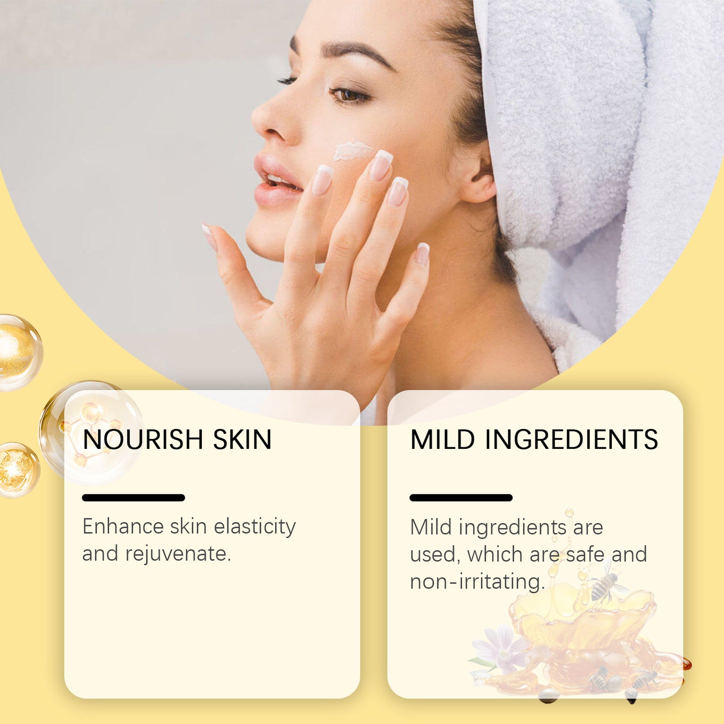 Wiyun Bee Venom Skin Cream Gently Nourishes And Cares For The Facial Skin, Moisturizing And Softening Skin Care Cream