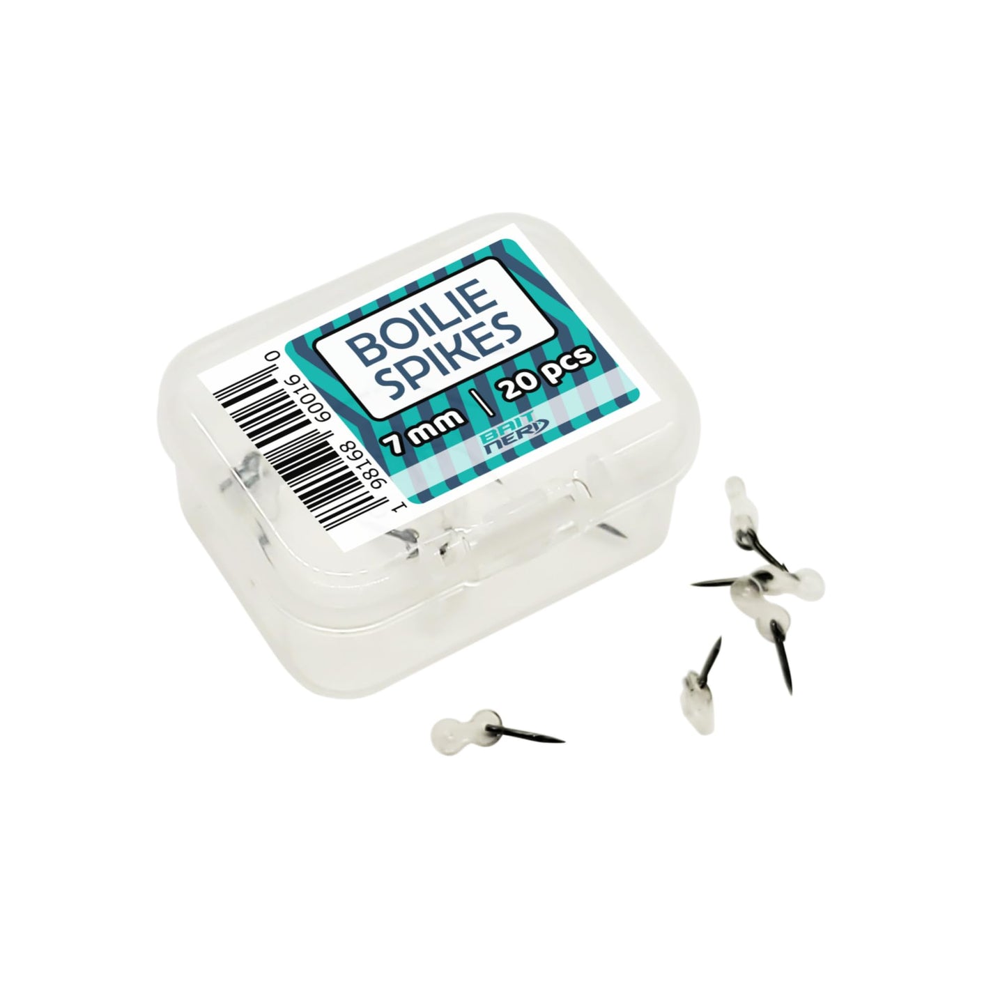 Bait Nerd Boilie Spikes 7mm 20pcs | Carp Fishing for Soft and Firm Bait | Carp Buffalo Catfish