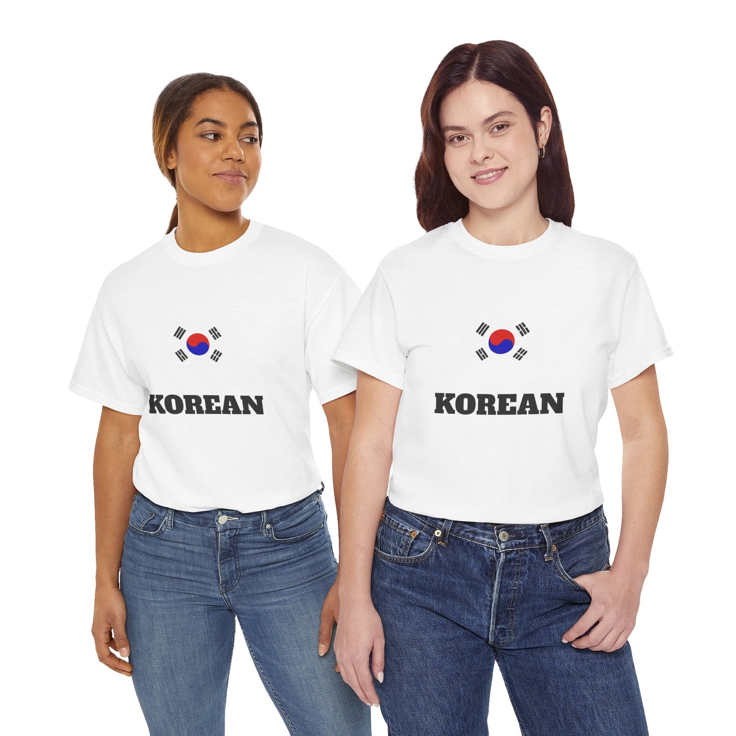 Unisex Heavy Cotton TeeKorean Flag Shirt Taegukgi T-shirt orea Souvenir Shirt K-POP K-GIRL