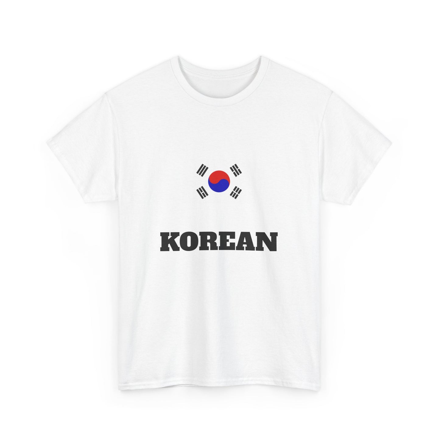 Unisex Heavy Cotton TeeKorean Flag Shirt Taegukgi T-shirt orea Souvenir Shirt K-POP K-GIRL