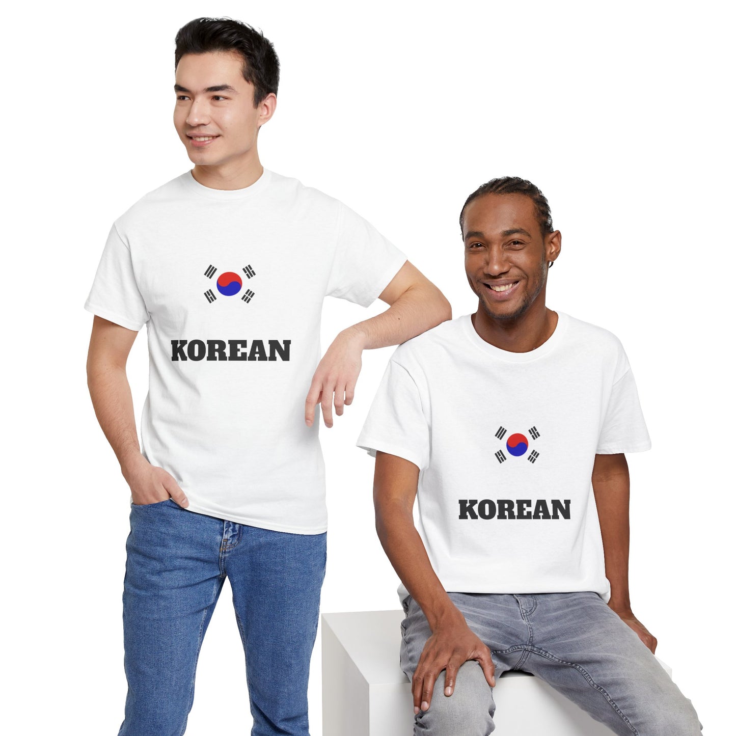 Unisex Heavy Cotton TeeKorean Flag Shirt Taegukgi T-shirt orea Souvenir Shirt K-POP K-GIRL