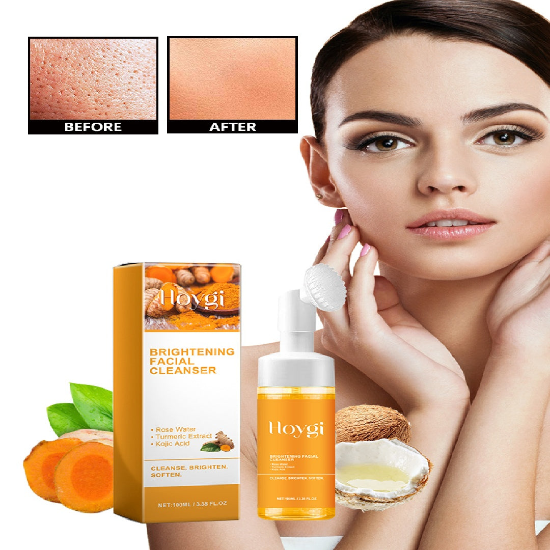 Turmeric Facial Cleanser Deeply Cleanses The Facial Skin, Fades Acne Marks And Acne Marks, And Moisturizes, Brightens And Beautifies The Skin