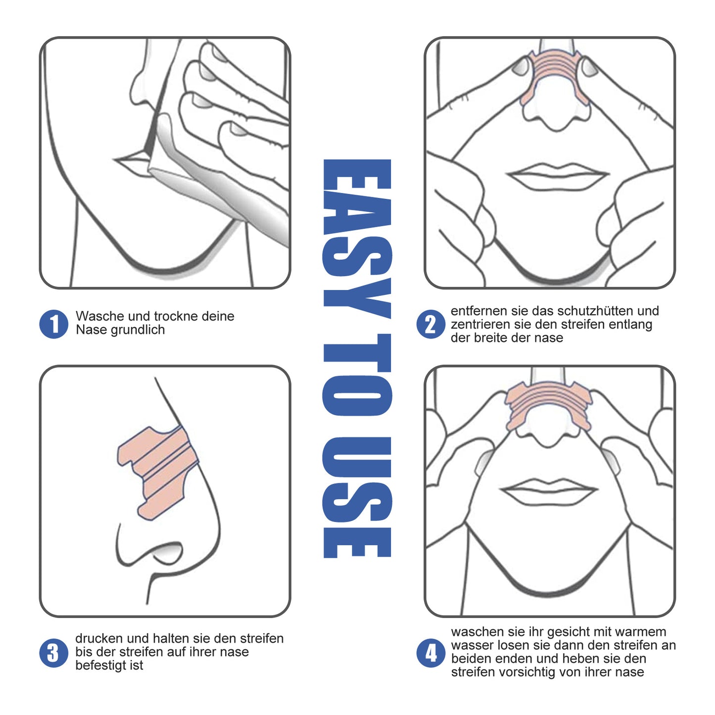 West&Month Nasal Ventilator Nasal Strip Anti-snoring Unclogging Airway Anti-snoring Stop Snoring Strip Care