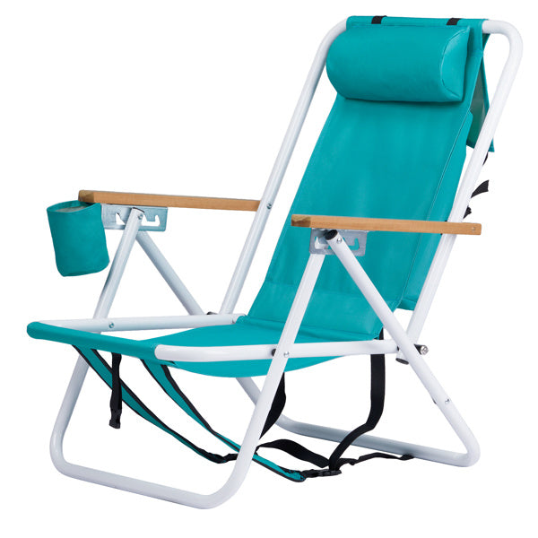 1pc 23x21.7x31.5in Mint Green Beach Chair