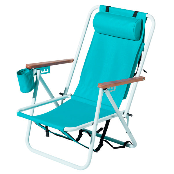 1pc 23x21.7x31.5in Mint Green Beach Chair