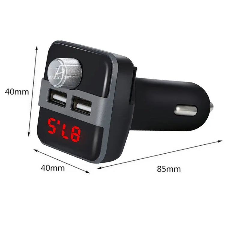 Bluetooth FM Transmitter Car Hands-Free USB Charger 3.0