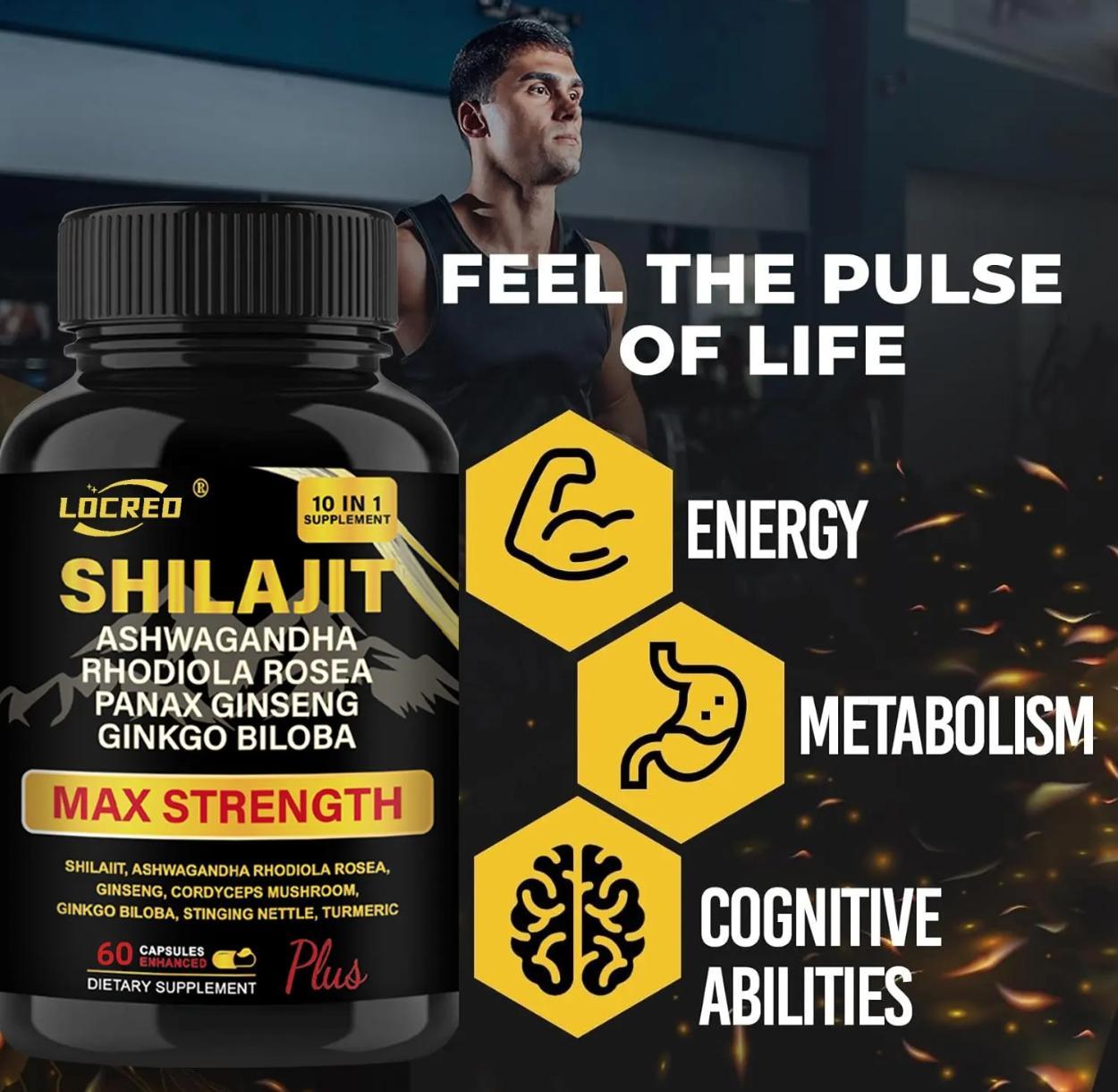 Xilaizhi Capsules South African Drunken Eggplant Super Powerful Dietary Supplement 60 Capsules