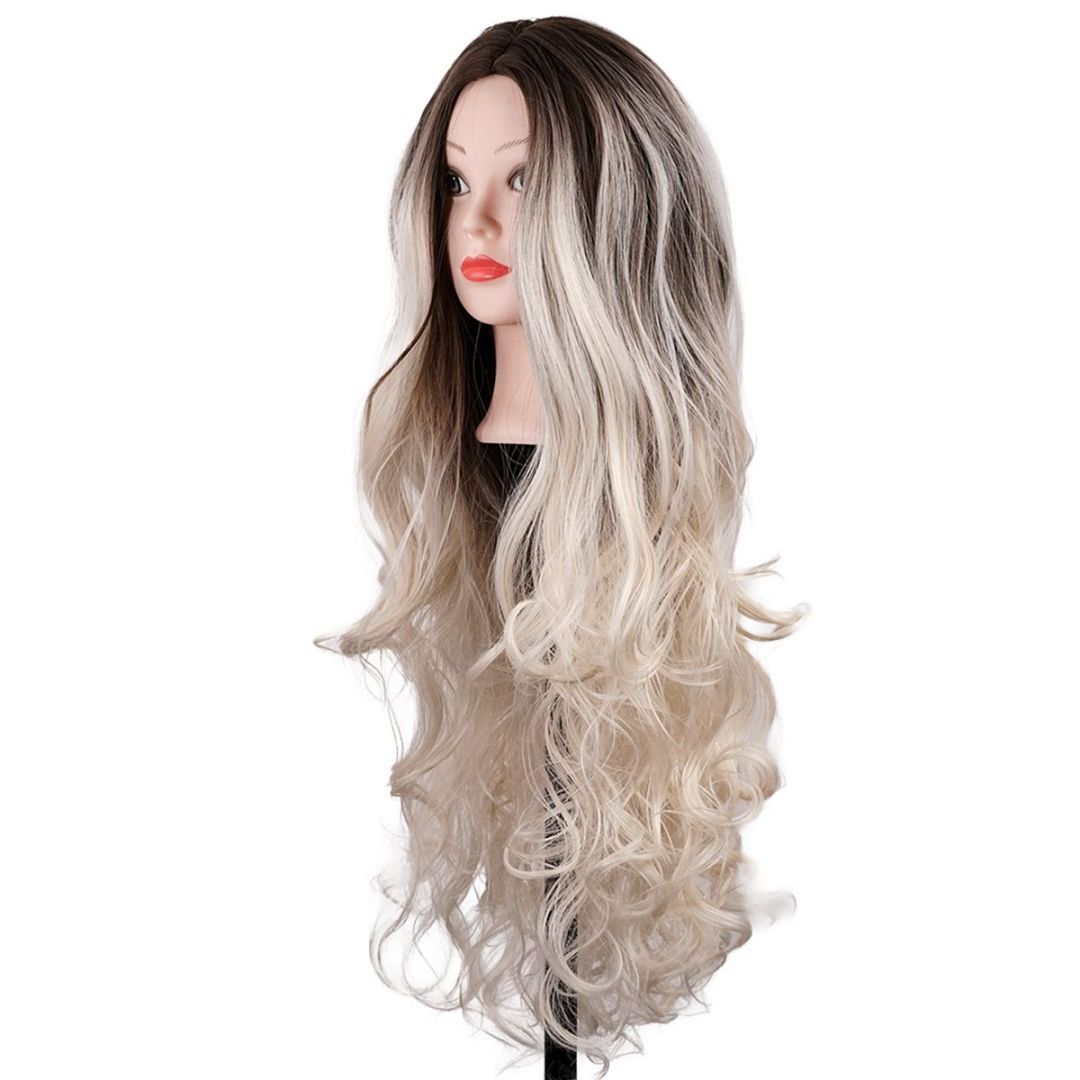 bald beautiful woman long hair hair loss confidence -Blondie