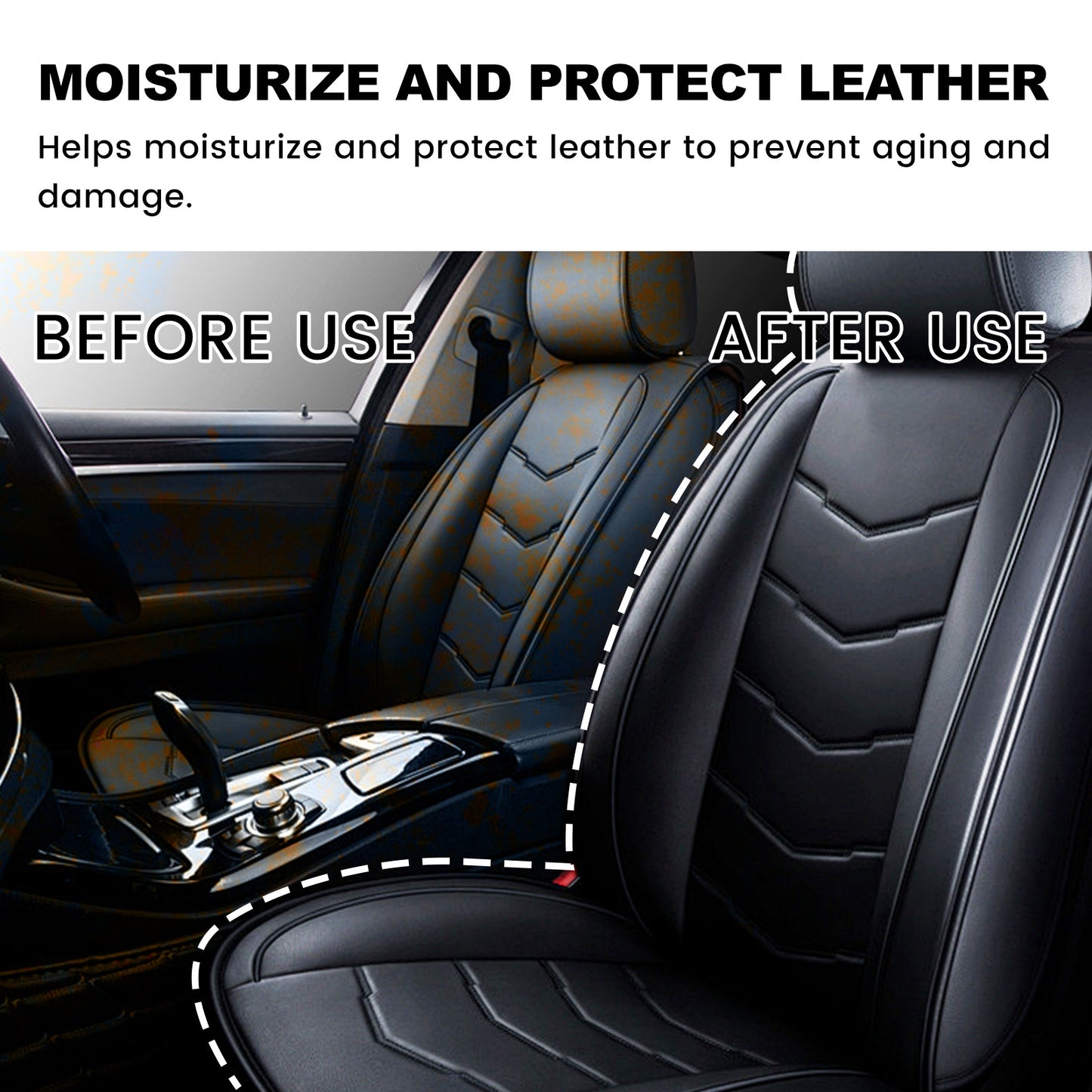 Car Leather Cleaner Set