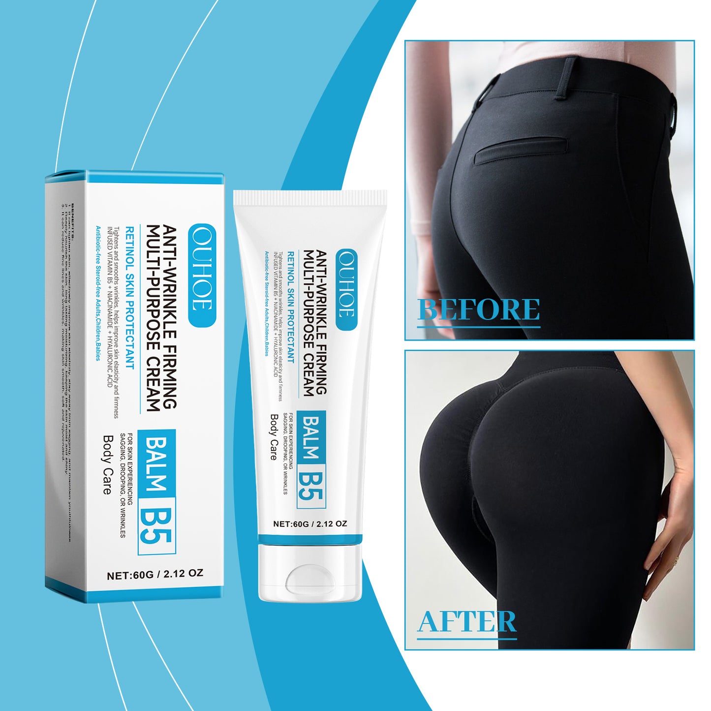 Body Buttocks Chest Legs Skin Moisturizing Massage Firming Cream