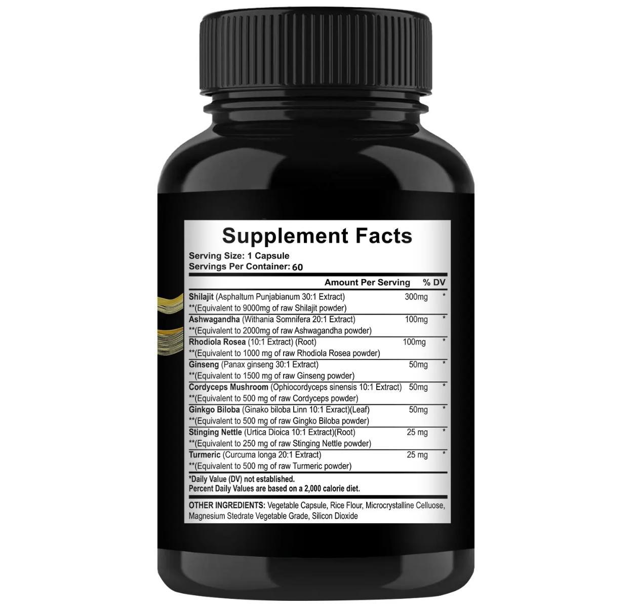 Xilaizhi Capsules South African Drunken Eggplant Super Powerful Dietary Supplement 60 Capsules