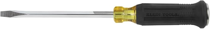 Klein Tools 85442DD Screwdriver Set, Demolition Screwdriver, 1/4-Inch and 5/16-Inch Keystone Tips with Plated Metal Strike Cap, 2-Piece