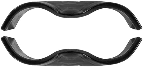 1-3/8" Black Chain Link Fence Panel Clamps with Bolts and Nuts - Saddle Clamps for Dog Kennels and Temporary Fencing (8 Pack)