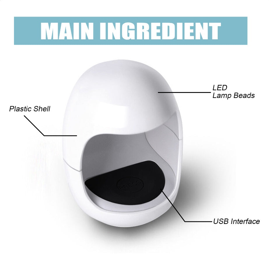 South Moon Nail Fungal Cleaning Laser Relief Device, Gray Nail Bad Nail Thickening Soft Nail Bright Nail Care Instrument