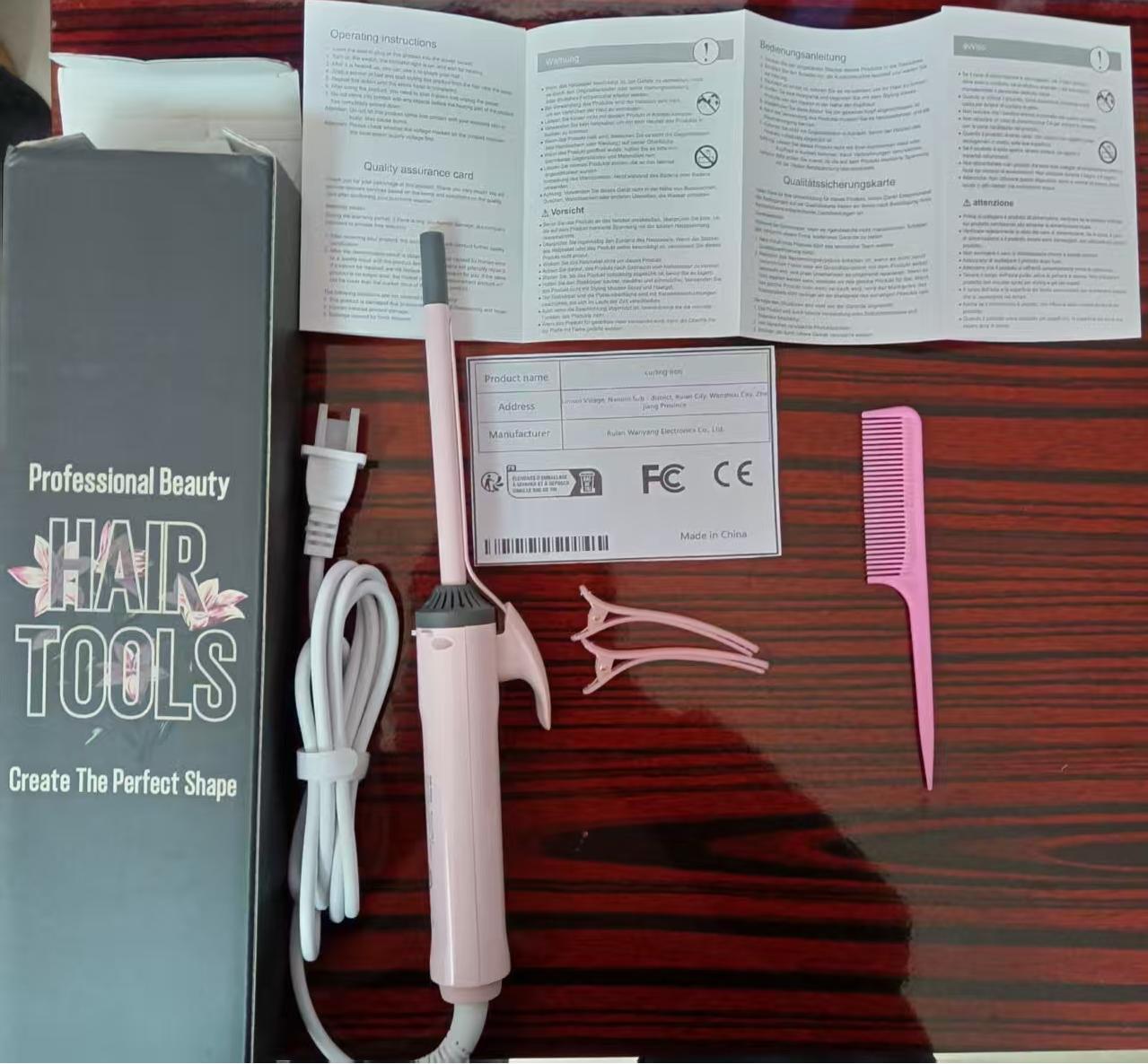 9mm Negative Ion Curling Iron