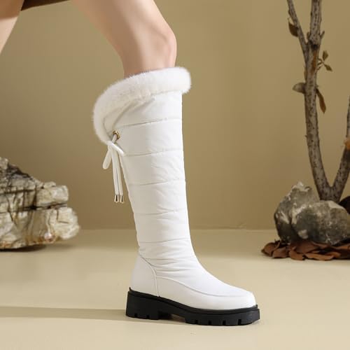 Women's Snow Boots Knee High Warm Winter Shoes
