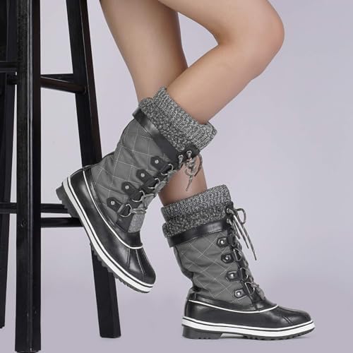 DREAM PAIRS Women's Waterproof Winter Snow Boots