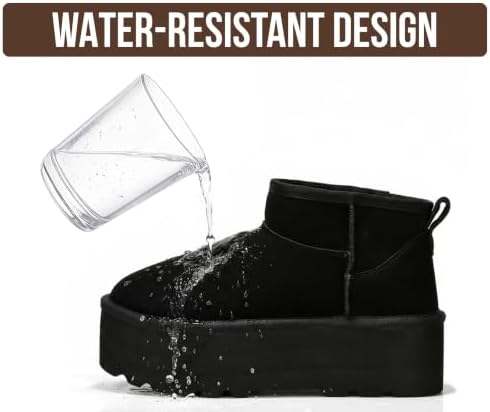 Project Cloud 100% Genuine Leather Ankle Boots for Women Platform Boots