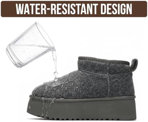 Project Cloud 100% Genuine Leather Ankle Boots for Women Platform Boots