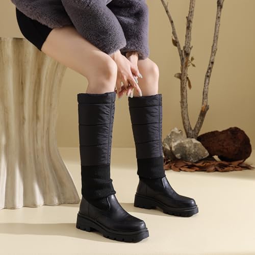 Women's Snow Boots Knee High Warm Winter Shoes