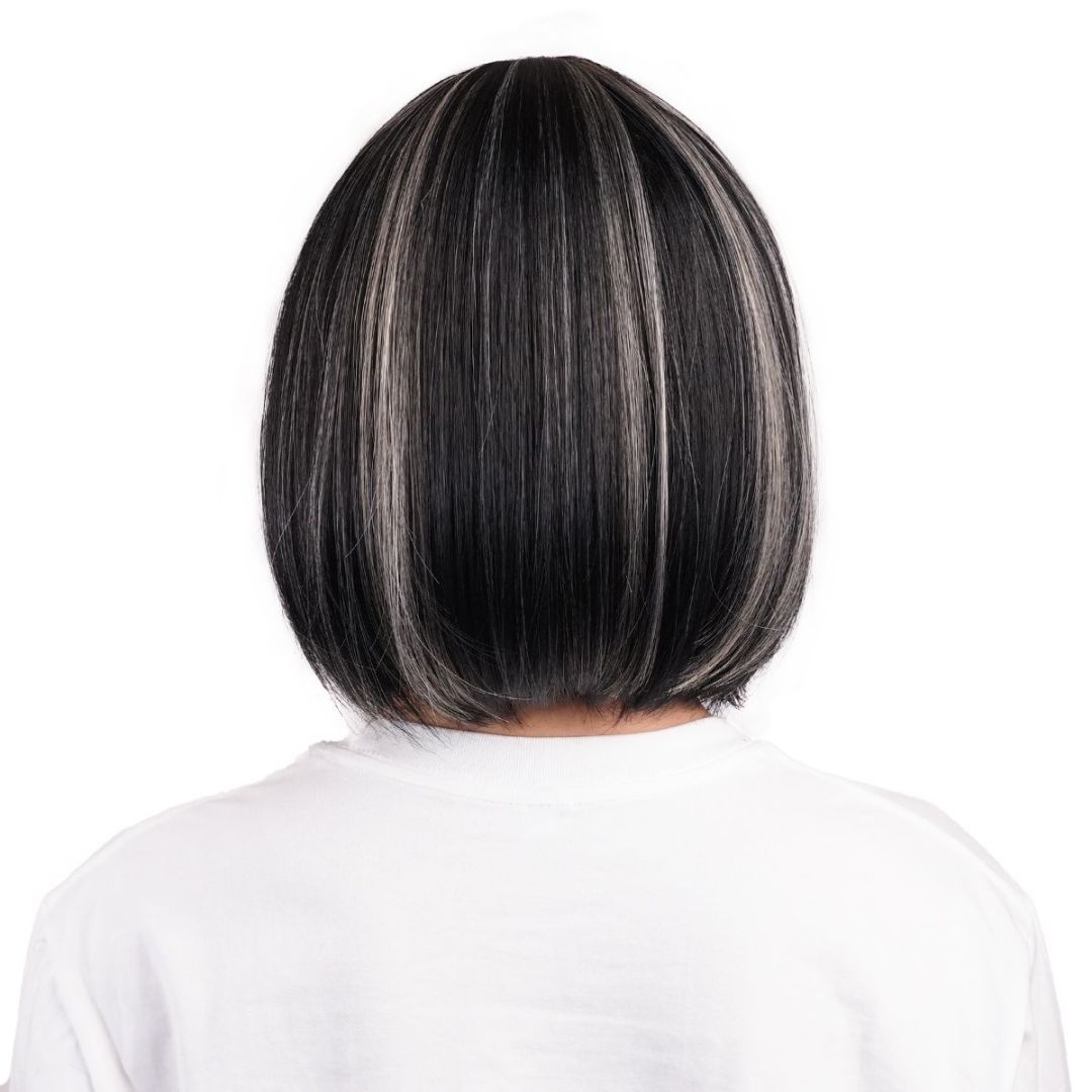 Bald Female Short Hair Hair Loss Confidence - Black Wig