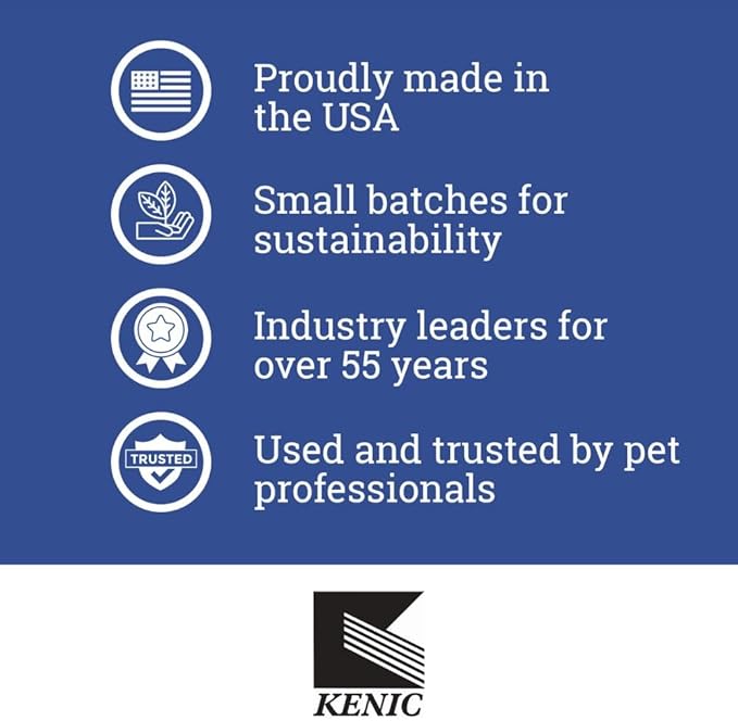 Kenic Refreshing Apple-Scented Pet Dry Pet Shampoo Spray Cleanser for Dogs, Cats, Ferrets & Rabbits, Spot Clean Spray, No Rinse Formula, 8oz