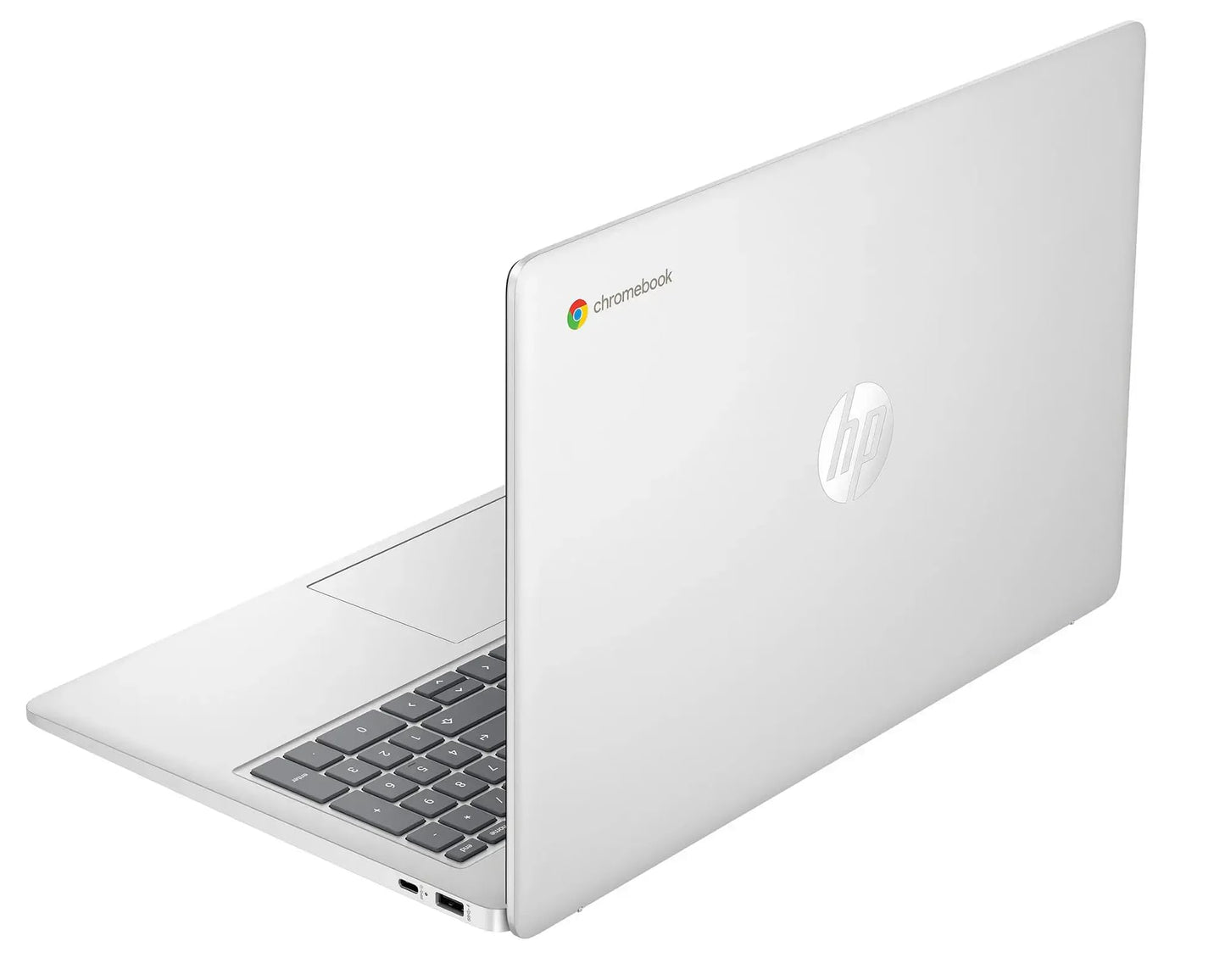 HP 14" HD 2025 Upgraded Chromebook Laptop Computer | Intel 4-Core CPU | 4GB RAM | 64GB eMMC + 64GB Card + 128GB Portable SSD | USB-C | Bluetooth | Ultra Light | Long-Battery Life| Chrome OS| LE Bundle
