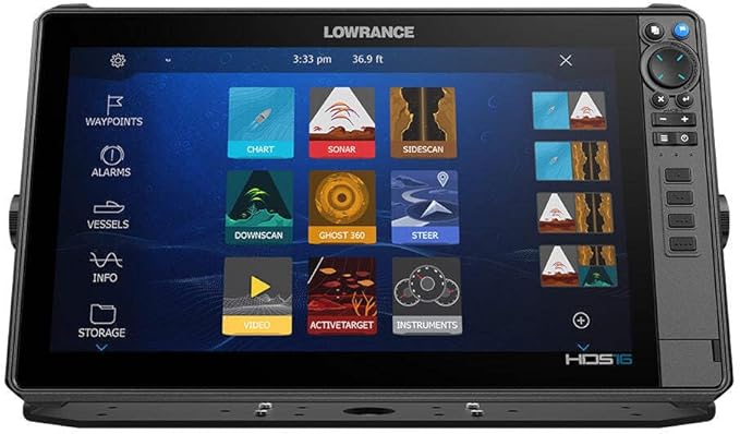 Lowrance HDS PRO Fishfinder/Chartplotter with Smartphone Integration and Preloaded C-MAP U.S. & Canada Charts