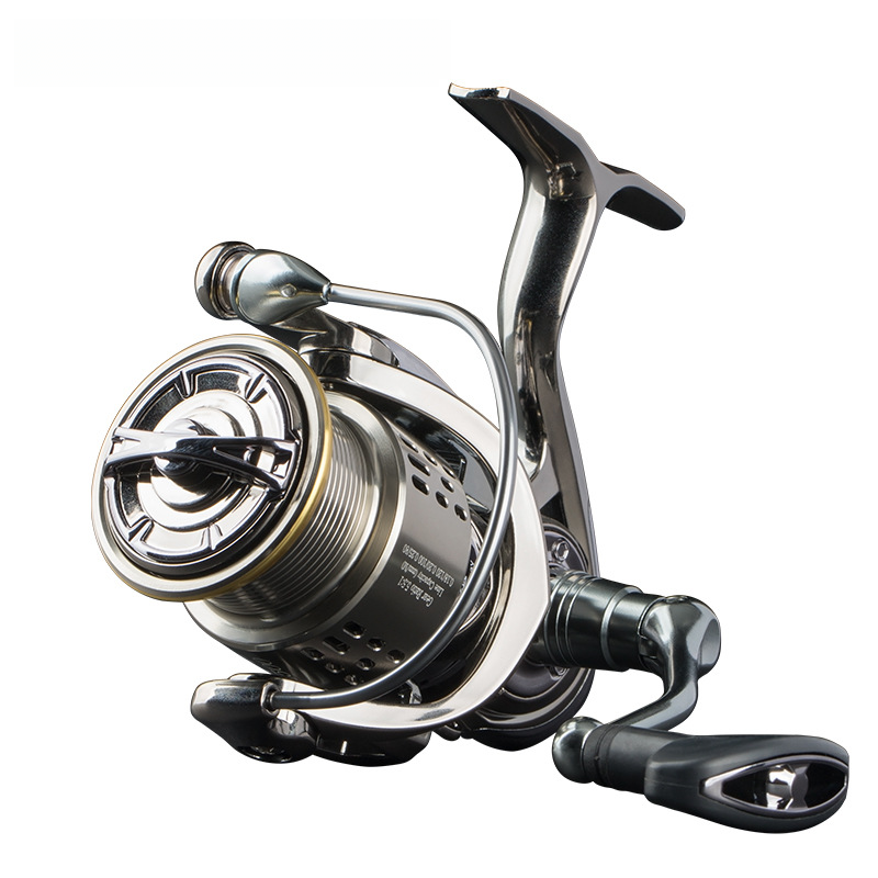 Blings Metal Aurora Coated Fishing Reel and Rod