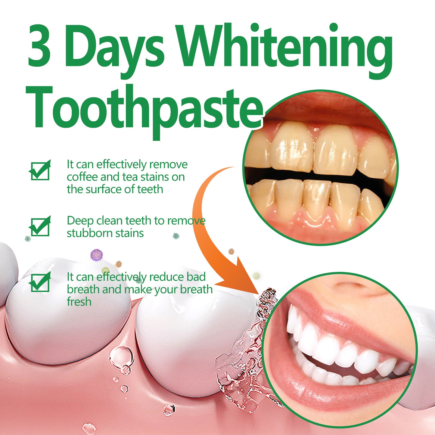 Toothpaste For Cleaning Oral Odor And Protecting Gums