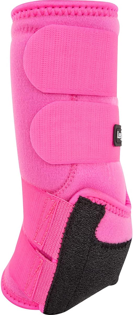 Classic Equine Legacy2 Support Boots, Front (Hot Pink, Small)