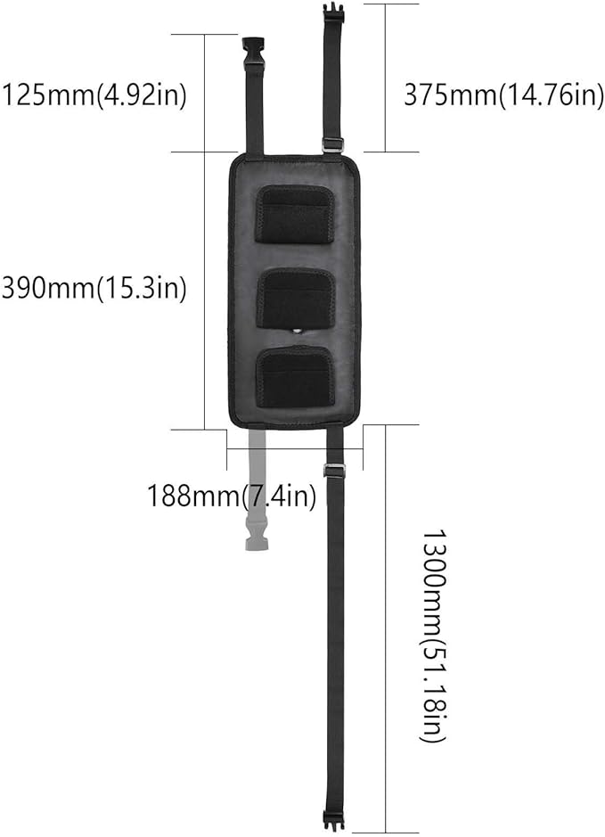 TRINKA Fishing Rod Carrier, Pole Holder for Vehicle/Ship Rear Seats, Car, SUV, Wagons, Vans