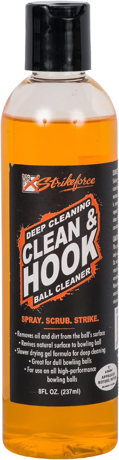 KR Strikeforce Bowling Ball Cleaners - Five Different Specifically Engineered Cleaners 8oz - All are USBC Approved and PBA Registered Products