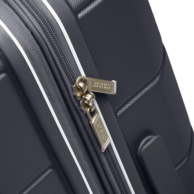 American Tourister Stratum 2.0 Hardside Expandable Luggage with Spinners, Charcoal, 2PC SET (Carry-on/Medium)