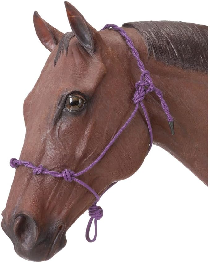 Tough1 Knotted Rope Halter with Twisted Crown