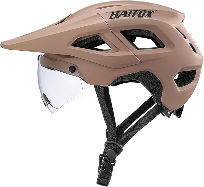 BATFOX NTA 8776 E-Bike & Mountain Bike Helmet for Adults Youth, E-MTB Cycling Helmet for Men Women (52-60CM)