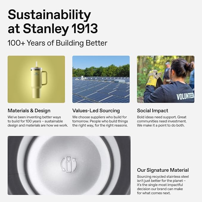 STANLEY スタンレー クエンチャー H2.0 タンブラー ハンドル&ストロー付き 30oz | Flowstate 3ポジションリッド | 車のカップホルダー対応 | 保冷保温 ステンレス製カップ | BPAフリー | デュードロップ