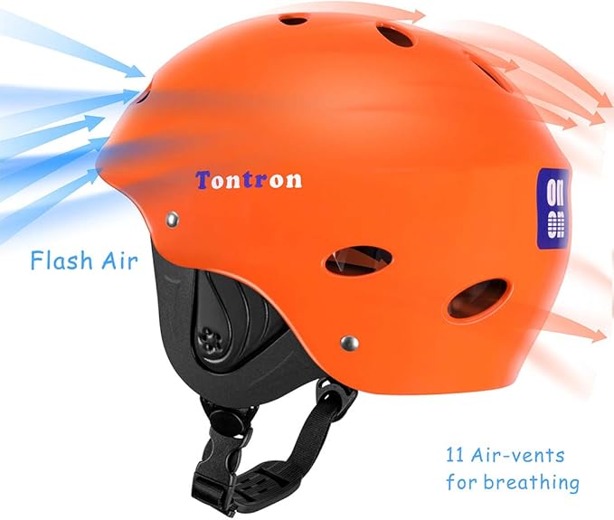 Tontron Adult Kayaking Wakeboarding Waterskiing Whitewater Helmet
