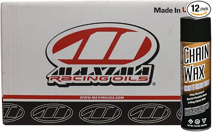Maxima Racing Oils CS74920-12PK-12PK Chain Wax Aerosol - 162 oz., (Pack of 12)