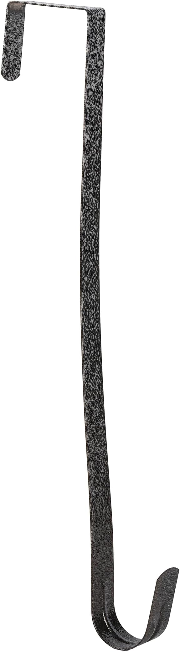 Sattiyrch 12" Wreath Hanger for Front Door,Steel Over The Door Hanger Hook,Wreath Door Hanger(Textured Bronze, 1)