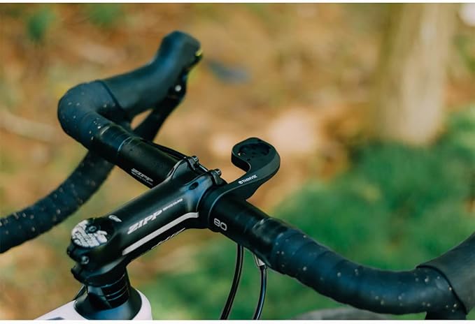 Thinvik Out Front Bike Computer Mount for Garmin Edge 840/830/820/810/540/530/520Plus/520/510/500/200/130/25 GPS Compatible with 31.8mm 25.4mm Handlebar
