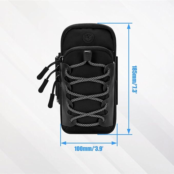 Motorcycle Handlebar Storage Bag with USB Charging Port, Waterproof Pouch for Sur-ron Light Bee X Segway, Black