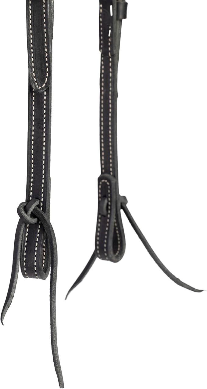 Weaver Leather Black Latigo Leather Headstall
