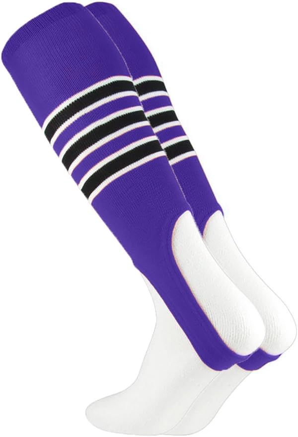 TCK Striped Baseball Stirrups Softball Stirrups 7 Inch