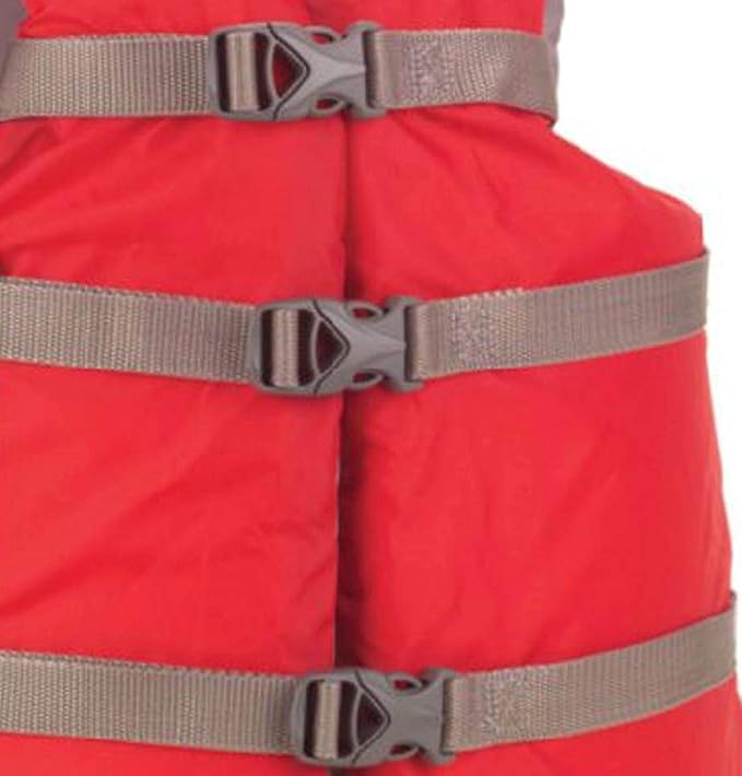 Stearns Adult Life Vest, USCG Approved Type III Life Jacket, PFD for Boating, Swimming, Watersports, & More, Standard & Oversized Fits