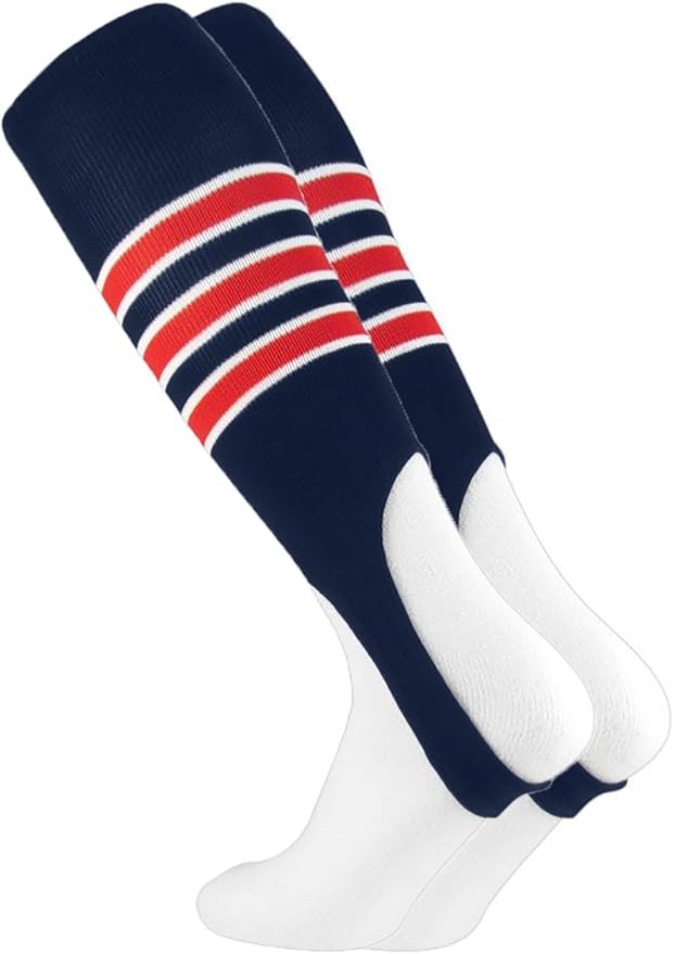 TCK Striped Baseball Stirrups Softball Stirrups 7 Inch