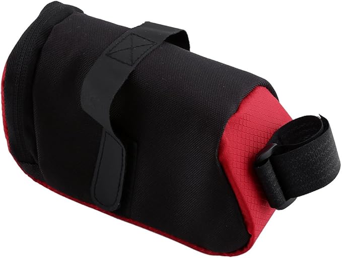 Milltrip Bike Saddle Bag, B Soul Super Light Bike Rear Saddle Cycling Seat Bag Tail Pouch Package Under seat Storage Bag (Red)