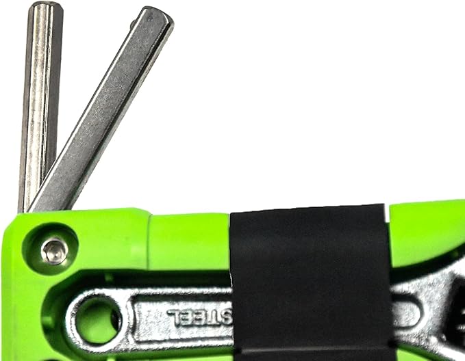 Bicycle multitools 16 in 1 bicycle tools kit set Multi Function Accessories Set Hex Spoke Wrench for Road Mountain Bikes Gree