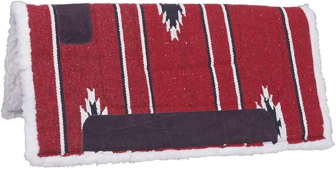 Tough 1 Tough-1 Square Saddle Pad/Fleece Bottom
